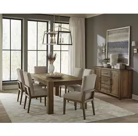Dovetail Gray Performance Fabric Upholstered Side Chair
