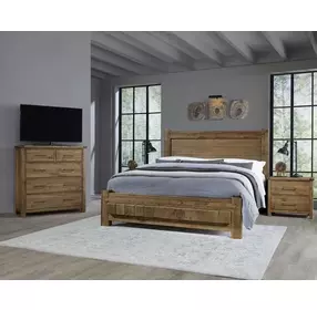 Dovetail Natural 5 Drawer Standing Dresser