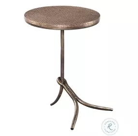 Rowley Antique Bronze Accent Table