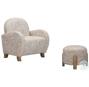 Willow Khaki Accent Ottoman