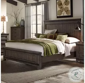 Thornwood Hills Rock Beaten Gray Panel Bedroom Set