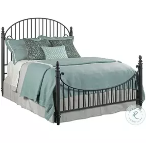 Weatherford Dark Gray Catlins Metal Poster Bedroom Set