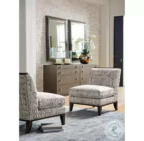 Ariana Charcoal Gray Miranda Mirror