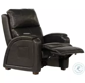Reliever Black Lay Flat Power Recliner with Power Headrest, Lumbar And Zero Gravity
