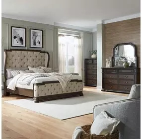 Provence Park Chateau Brown 6 Drawer Chest