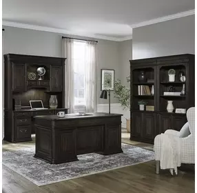 Providence Park Chateau Brown 2 Piece Bunching Bookcase Set