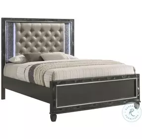 Radiance Black Pearl Panel Bedroom Set
