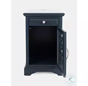 Craftsman Navy Chairside Table