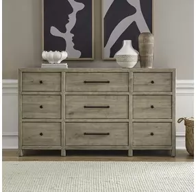 Proximity Place Barley Buff 9 Drawer Dresser