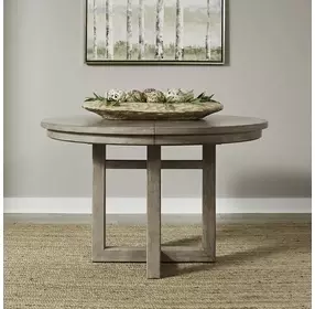 Proximity Place Barley Buff 60" Extendable Oval Dining Table
