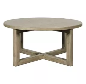 Proximity Place Barley Buff Round Occasional Table Set