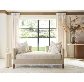 La Costa Brown and Gray Sebastian 79" Settee
