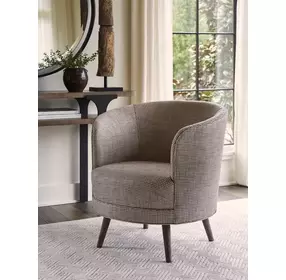 Zanzibar Sandstone Upholstered Torrington Swivel Accent Chair