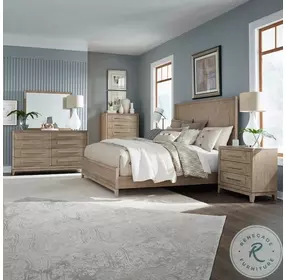 Brentwood Sandstone Queen Panel Bed