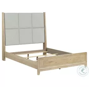 Brentwood Sandstone Upholstered Panel Bedroom Set