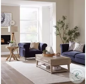 Brentwood Sandstone Round End Table