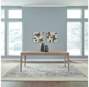 Brentwood Sandstone 92" Extendable Rectangular Dining Room Set