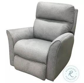 Stardust Network Grey Wall Hugger Power Headrest Recliner