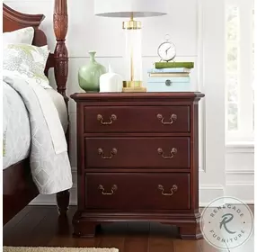Orchard Crest Classic Antique Cherry 3 Drawer Nightstand