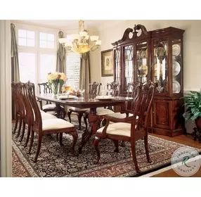 Cherry Grove Classic Antique Cherry Pierced Back Side Chair Set of 2