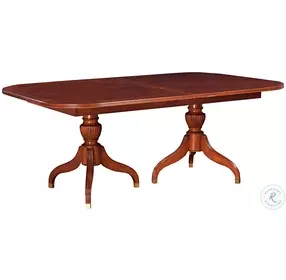Cherry Grove Classic Antique Cherry Extendable Pedestal Dining Room Set