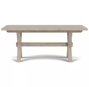 Bennett Frosted Gray Extendable Rectangular Dining Room Set