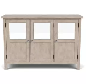 Bennett Frosted Gray 3 Door Buffet