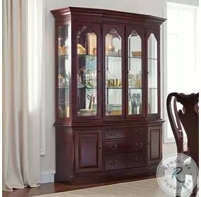 Orchard Crest Classic Antique Cherry China Cabinet
