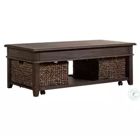 Brookhaven Peppercorn Lift Top Occasional Table Set