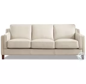 Isla Vanilla Leather Living Room Set