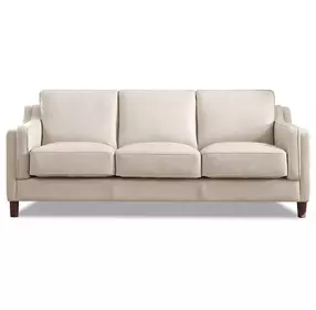 Isla Vanilla Leather Living Room Set
