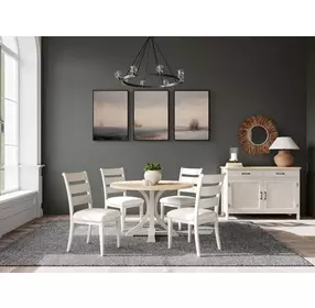 Glenndale Aged White and Wheat 2 Door Buffet