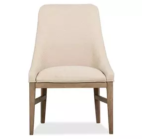 Tristan Brown Upholstered Arm Chair Set of 2