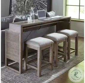 Harrington Field Dusty Taupe Bar Table