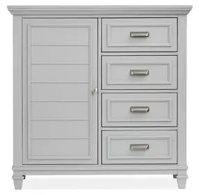 Harborwick Harbor Gray 4 Drawer Door Chest
