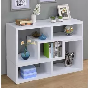 Velma White Convertible TV Console