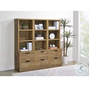 Westpark Mango Bookcase with USB and Lockable Drawer
