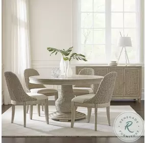 Summit Marbella Oyster Round Dining Table