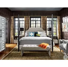 Midtown Flannel Stone Top Night Table