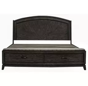 Avalon Coffee Bean Storage Panel Bedroom Set