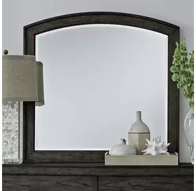 Avalon Coffee Bean Arched Dresser Mirror