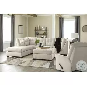 Falkirk Parchment Oversized Accent Ottoman