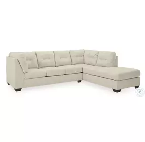 Falkirk Parchment 2 Piece Sectional with RAF Chaise