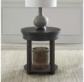 Westbury Peppercorn Round End Table