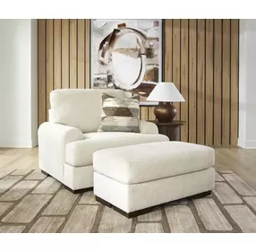 Meadowleaf Sand Upholstered Rectangular Ottoman