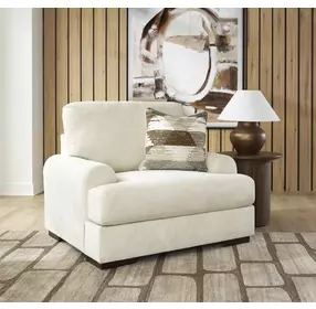 Nolenburg Sand Upholstered Chair and A Half with Pillow