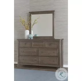 Woodbridge Dark Cashmere Landscape Mirror