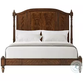 Brooksby Light Distressing Queen Low Profile Panel Bed