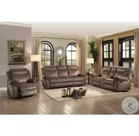 Aram Brown Glider Reclining Chair