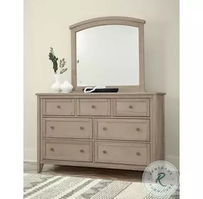 Woodbridge Shadow Gray Arched Mirror